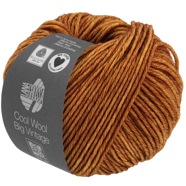 Lana Grossa - Cool Wool Big Vintage - merino uldgarn - Camel (7163) - 50g