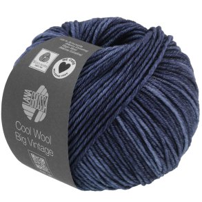 Lana Grossa - Cool Wool Big Vintage - merino uldgarn - Mrkebl (7166) - 50g