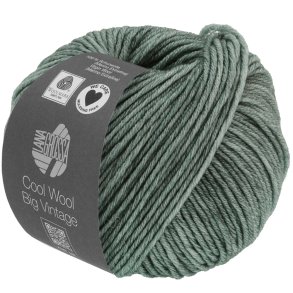 Lana Grossa - Cool Wool Big Vintage - merino uldgarn - Grngr (7168) - 50g