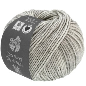Lana Grossa - Cool Wool Big Vintage - merino uldgarn - Lysegr (7169) - 50g