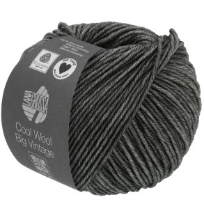 Lana Grossa - Cool Wool Big Vintage - merino uldgarn - Anthrazit (7170) - 50g