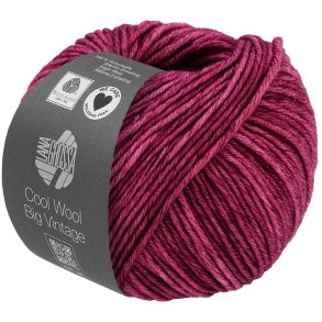 Lana Grossa - Cool Wool Big Vintage - merino uldgarn - Indisk Rd (7177) - 50g