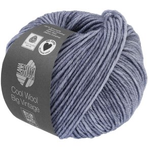 Lana Grossa - Cool Wool Big Vintage - merino uldgarn - Lysebl (7178) - 50g
