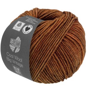 Lana Grossa - Cool Wool Big Vintage - merino uldgarn - Ddyrbrun (7183) - 50g