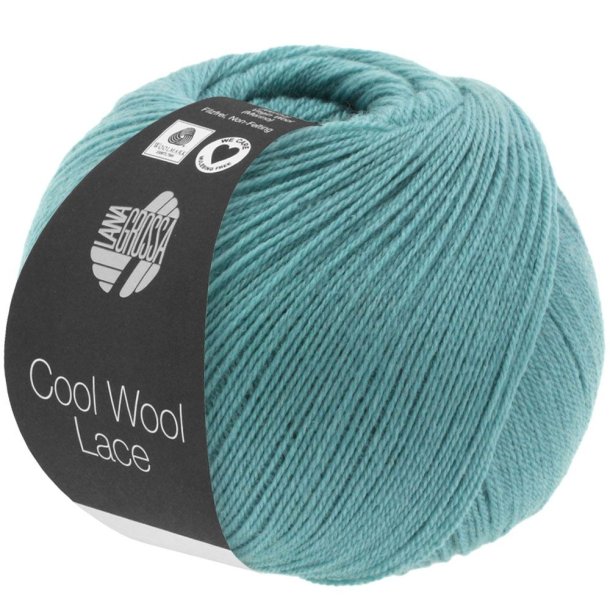 Lana Grossa - Cool Wool Lace - merino uldgarn - Mint Turkis (05) - 50g