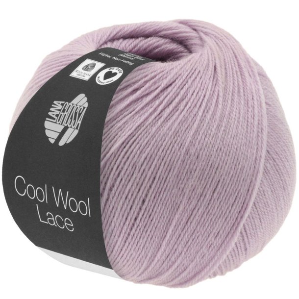 Lana Grossa - Cool Wool Lace - merino uldgarn - Lilla (15) - 50g