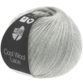 Lana Grossa - Cool Wool Lace - merino uldgarn - Lysegr (27) - 50g