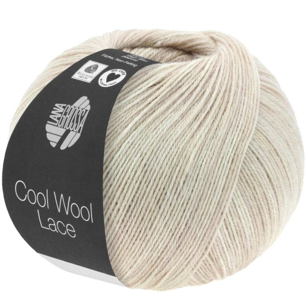 Lana Grossa - Cool Wool Lace - merino uldgarn - Taupe (32) - 50g