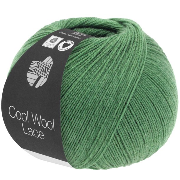 Lana Grossa - Cool Wool Lace - merino uldgarn - Resedagrn (39) - 50g