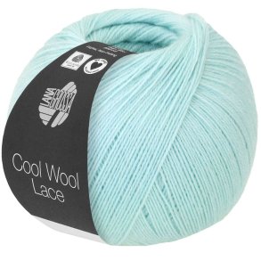 Lana Grossa - Cool Wool Lace - merino uldgarn - Pastel Turkis (43) - 50g