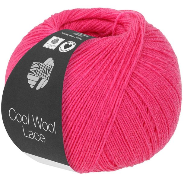Lana Grossa - Cool Wool Lace - merino uldgarn - Pink (46) - 50g