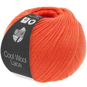 Lana Grossa - Cool Wool Lace - merino uldgarn - Orange Rd (50) - 50g