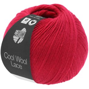 Lana Grossa - Cool Wool Lace - merino uldgarn - Rd (51) - 50g