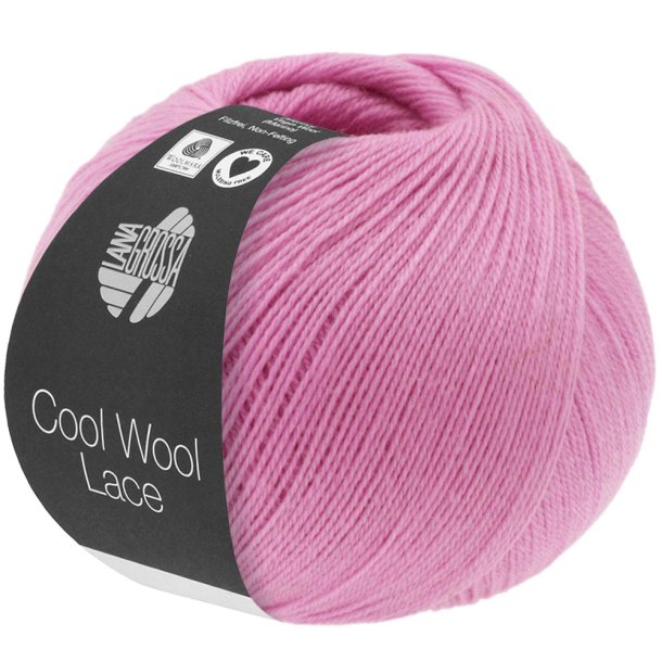 Lana Grossa - Cool Wool Lace - merino uldgarn - Rosa (52) - 50g