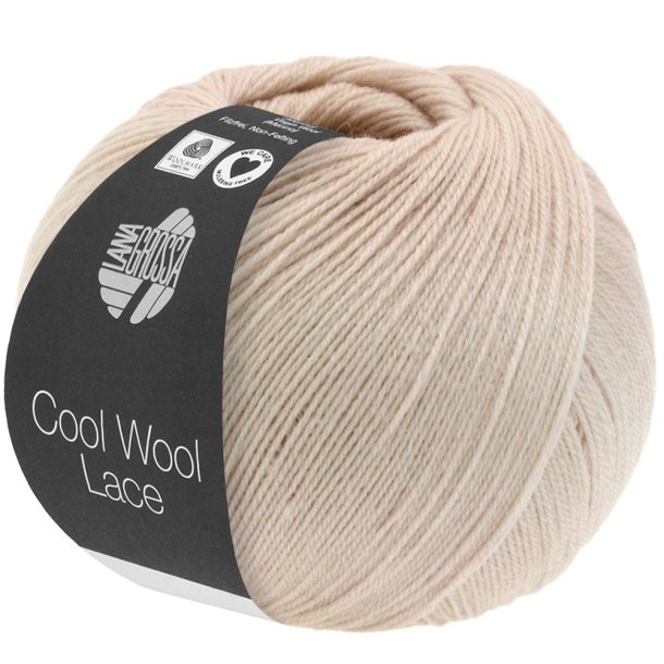 Lana Grossa - Cool Wool Lace - merino uldgarn - Sand (56) - 50g