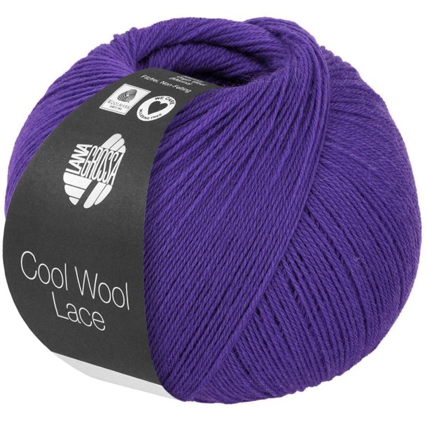 Lana Grossa - Cool Wool Lace - merino uldgarn - Violet (58) - 50g