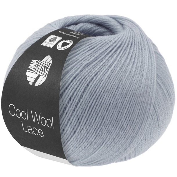 Lana Grossa - Cool Wool Lace - merino uldgarn - Pastelbl (62) - 50g
