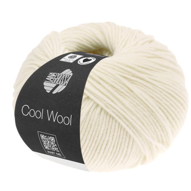 Lana Grossa - Cool Wool - Merino uldgarn - Ecru (432) - 50g