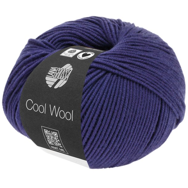 Lana Grossa - Cool Wool - Merino uldgarn - Ultramarinebl (440) - 50g