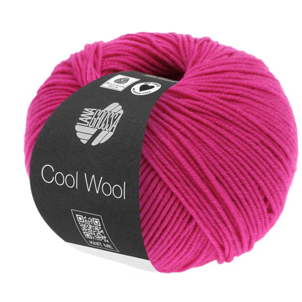 Lana Grossa - Cool Wool - Merino uldgarn - Cyklamen (537) - 50g