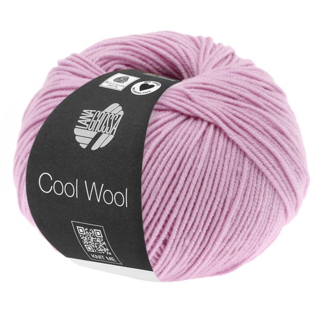 Lana Grossa - Cool Wool - Merino uldgarn - Syrenrosa (580) - 50g