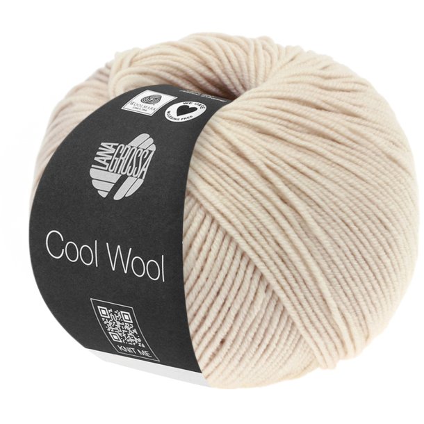 Lana Grossa - Cool Wool - Merino uldgarn - Natur (590) - 50g