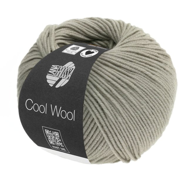 Lana Grossa - Cool Wool - Merino uldgarn - Beigegr (2027) - 50g