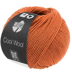 Lana Grossa - Cool Wool - Merino uldgarn - Orangebrun (2116) - 50g