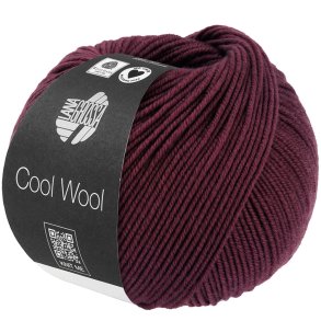 Lana Grossa - Cool Wool - Merino uldgarn - Burgunder (2118) - 50g