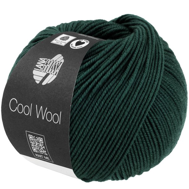 Lana Grossa - Cool Wool - Merino uldgarn - Mrk Petroleum (2120) - 50g