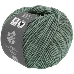Lana Grossa - Cool Wool Vintage - merino uldgarn - Khaki grn (7368) - 50g