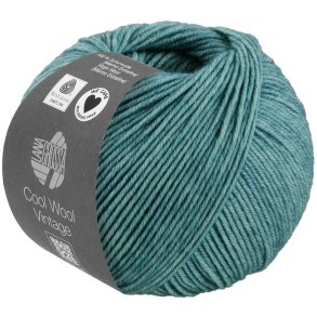 Lana Grossa - Cool Wool Vintage - merino uldgarn - Petroleum (7379) - 50g