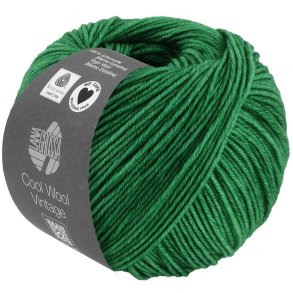 Lana Grossa - Cool Wool Vintage - merino uldgarn - Patina grn (7380) - 50g