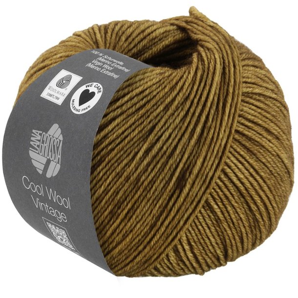 Lana Grossa - Cool Wool Vintage - merino uldgarn - Mrk Oliven (7381) - 50g