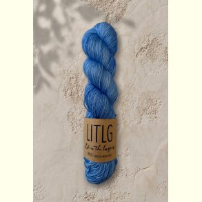 LITLG - Mohair Silk Lace - Semi-solid (meleret) - Cornflower - 50g
