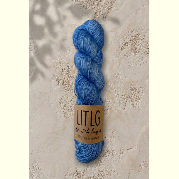 LITLG - Mohair Silk Lace - Semi-solid (meleret) - Cornflower - 50g