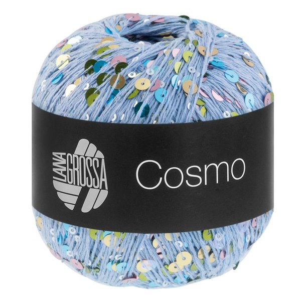 Lana Grossa - Cosmo - Effektgarn med pailletter - Lysebl� 20 - 100g