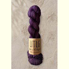 LITLG - Mohair Silk Lace - Semi-solid (meleret) - Damson - 50g