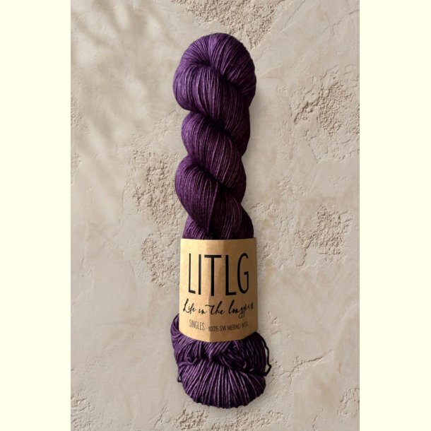 LITLG - Mohair Silk Lace - Semi-solid (meleret) - Damson - 50g