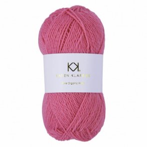 Karen Klarbk - Pure Organic Wool - uldgarn - Dark Flamingo 2014 - 50g