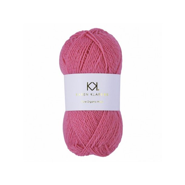 Karen Klarbk - Pure Organic Wool - uldgarn - Dark Flamingo 2014 - 50g