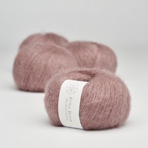 Krea Deluxe - Deluxe Silk Mohair garn - 20 g, fv 16 mrk stvet rosa