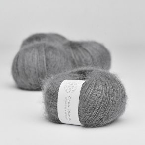 Krea Deluxe - Deluxe Silk Mohair garn - 20 g, fv 50 mrkegr