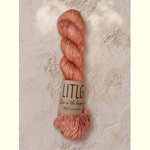 LITLG - Mohair Silk Lace - Semi-solid (meleret) - Dusty Orange - 50g