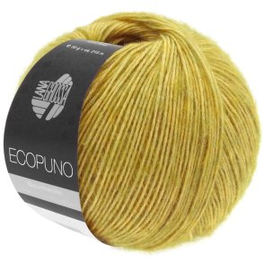 Lana Grossa - Ecopuno - bomuld/merino/alpaca garn - Gulgrn (03) - 50g