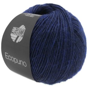 Lana Grossa - Ecopuno - bomuld/merino/alpaca garn - Marine (10) - 50g