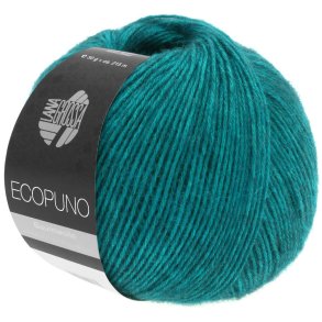 Lana Grossa - Ecopuno - bomuld/merino/alpaca garn - Petrol (12) - 50g