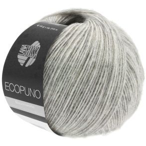 Lana Grossa - Ecopuno - bomuld/merino/alpaca garn - Lysegr (14) - 50g