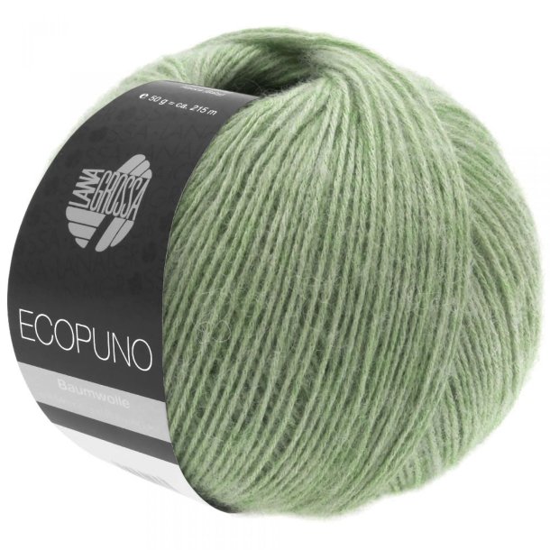 Lana Grossa - Ecopuno - bomuld/merino/alpaca garn - Lysegrn (20) - 50g