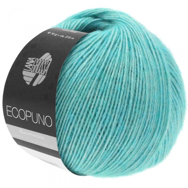 Lana Grossa - Ecopuno - bomuld/merino/alpaca garn - Turkis (28) - 50g